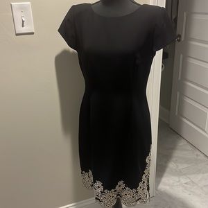 Talbots Black Lace Detail Dress